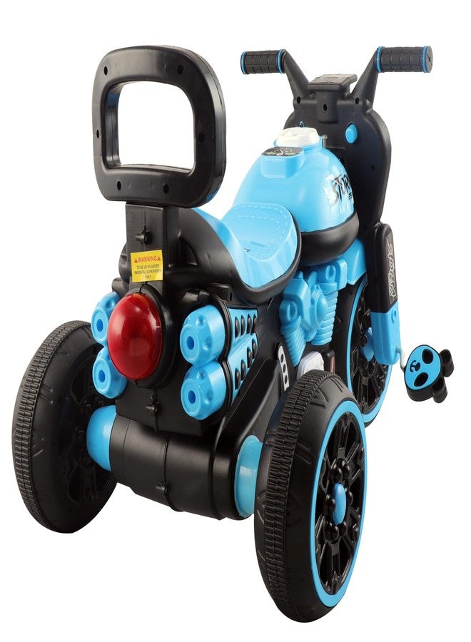 Joyride Storm 250 Bike Pedal Tricycles for Kids 1 to 4 Years| Kids Cycle with Musical Horn, LED Lights,Durbale EVA Wheels | Fun Outdoor Cycle for Kids for 2 Years | 4 Colors (Blue) - Image 4